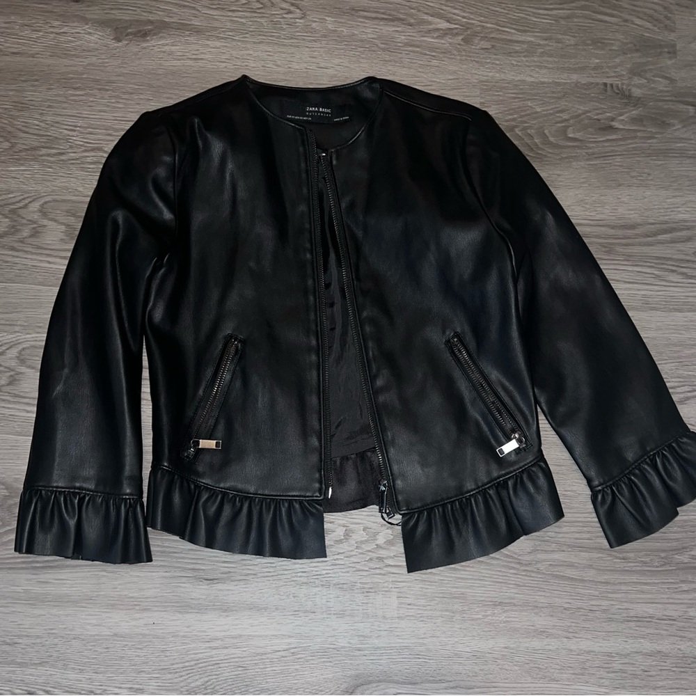 Women’s zara leather jacket